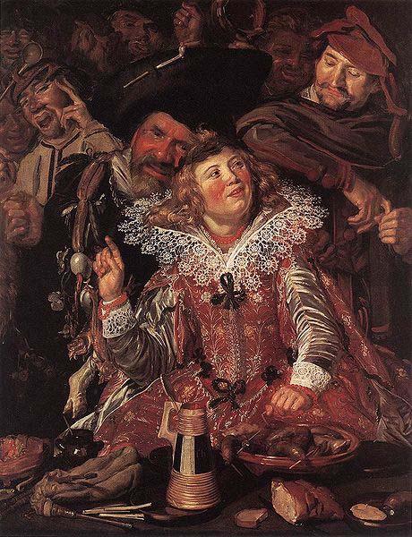 Frans Hals Shrovetide Revellers WGA oil painting picture